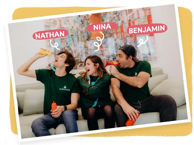 Les trois frères et sœurs, fondateurs de l'expérience Palomano 