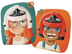 Les enfants Palomano dessinés 